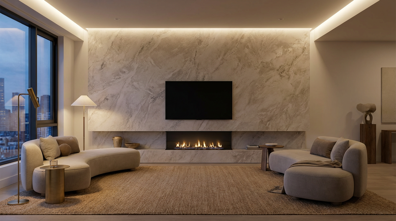 Материалы DecorVG в интерьере